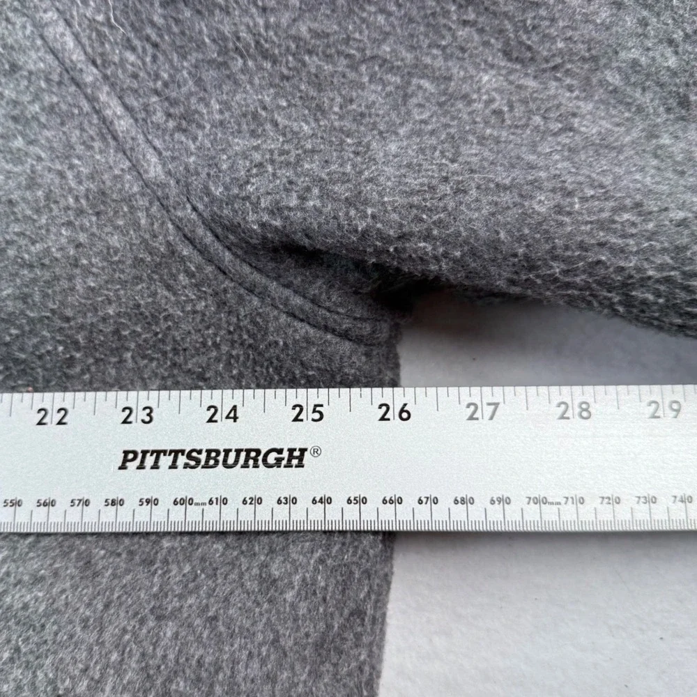 Swingster Vintage Memorex Fleece‎ Bomber Jacket Grey Sherpa Lined Mens XL USA